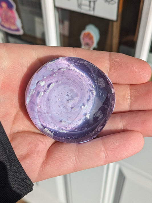 Spiral Essence Paperweight | Handcrafted Memorial Glass Paperweights | Honor Loved Ones with Art